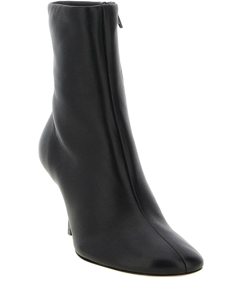 Jacquemus Ankle Boots in black, Lamb Leather — view 2