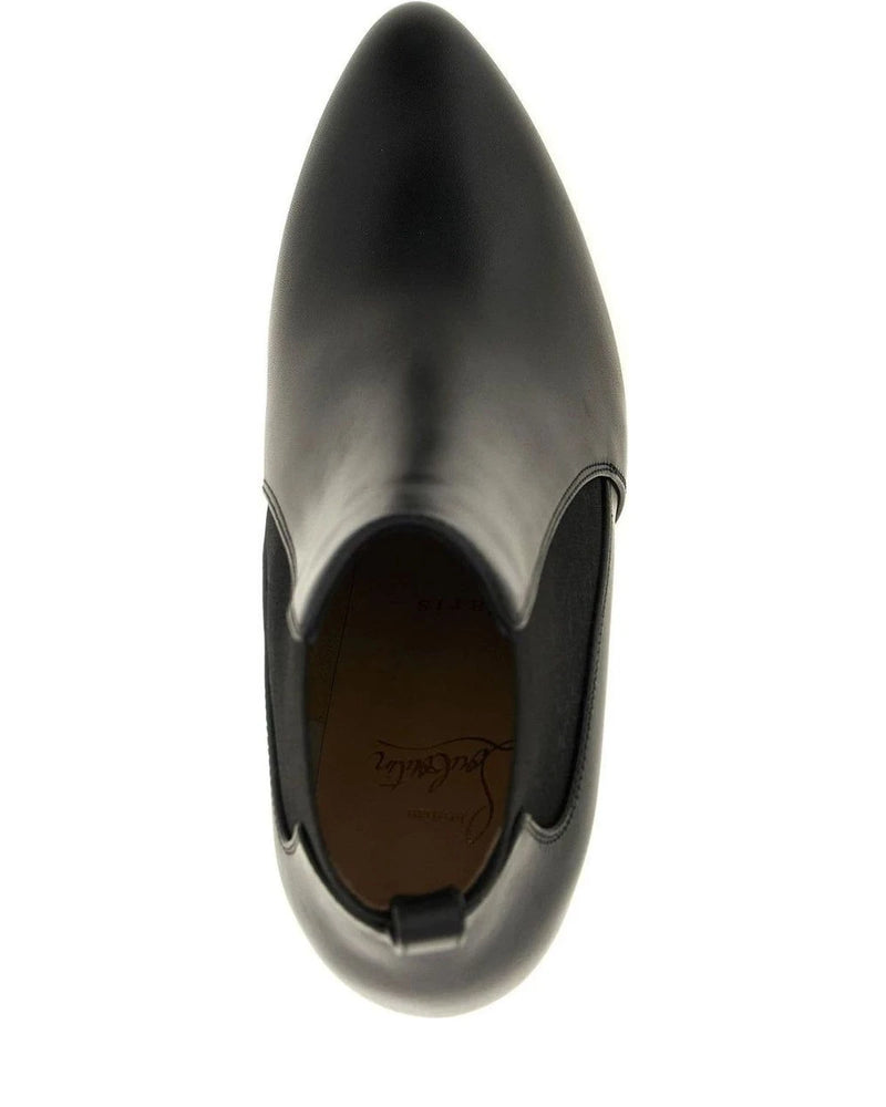 Christian Louboutin Ankle Boots in black, Calfskin Leather — view 4