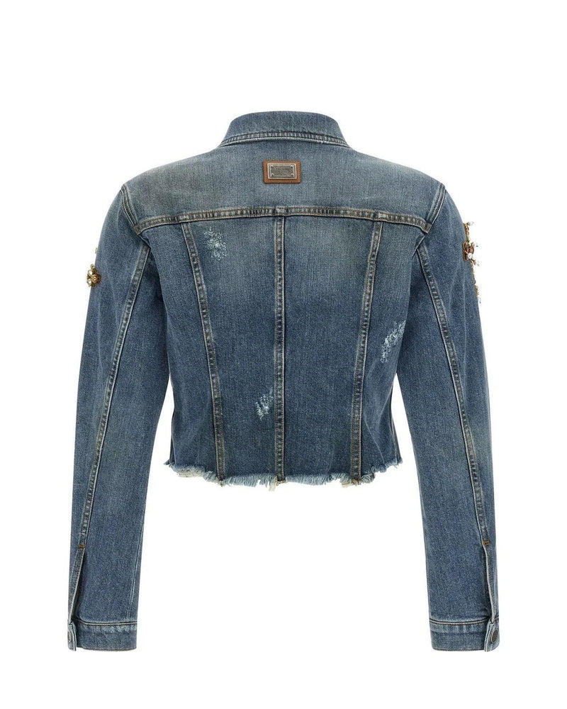 Dolce & Gabbana Trucker Jacket in blue — view 2