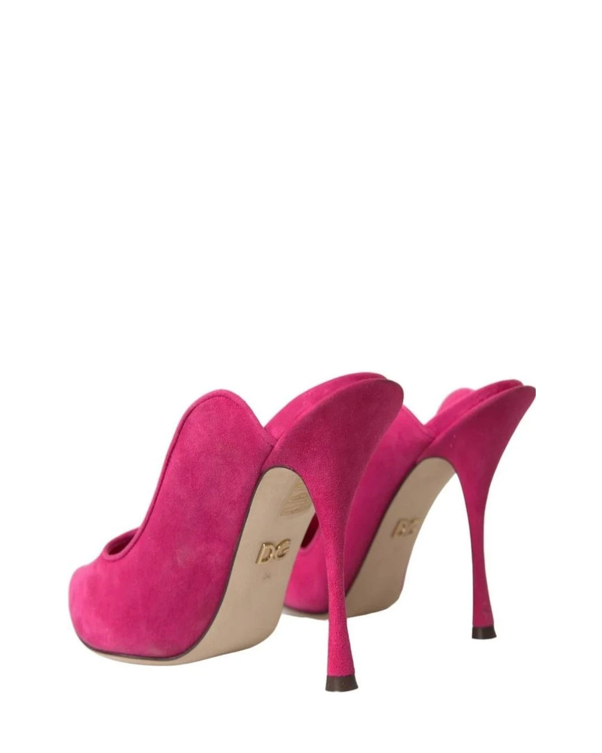 Dolce & Gabbana Mules in pink, Leather — view 5