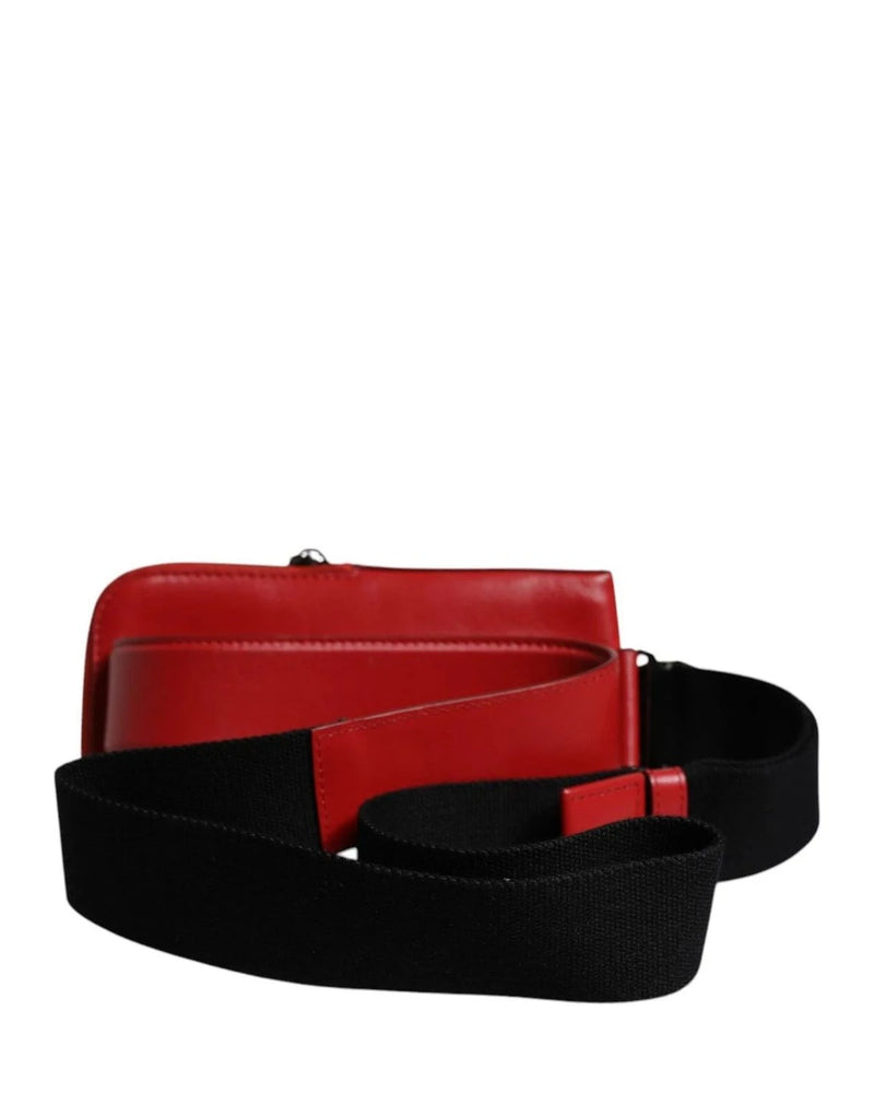 Dolce & Gabbana Cross Body Bag in red, Viscose — view 2