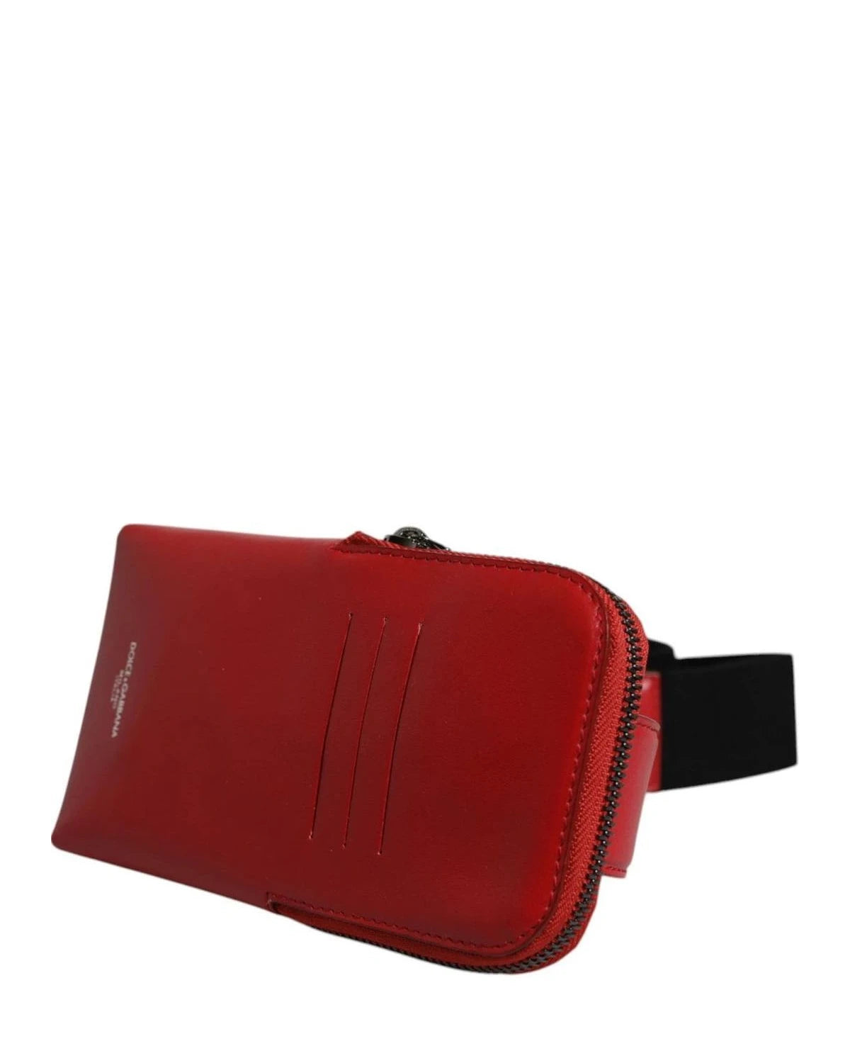 Dolce & Gabbana Cross Body Bag in red, Viscose — view 3