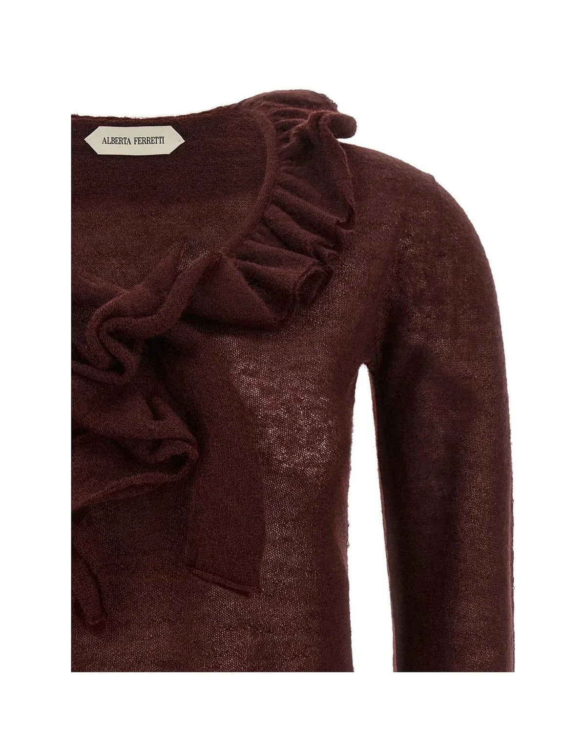 Alberta Ferretti Sweater in red — view 3