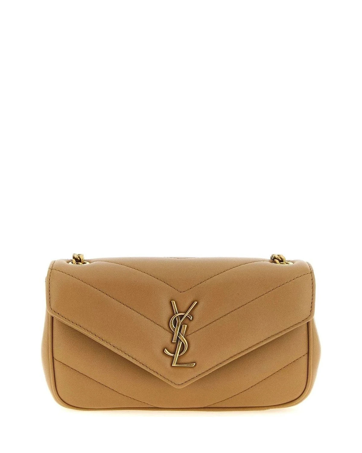 Saint Laurent Beige Cross Body Bag