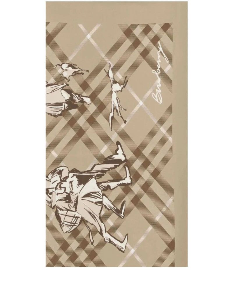 Burberry Scarves & Shawl in beige, Silk — view 3