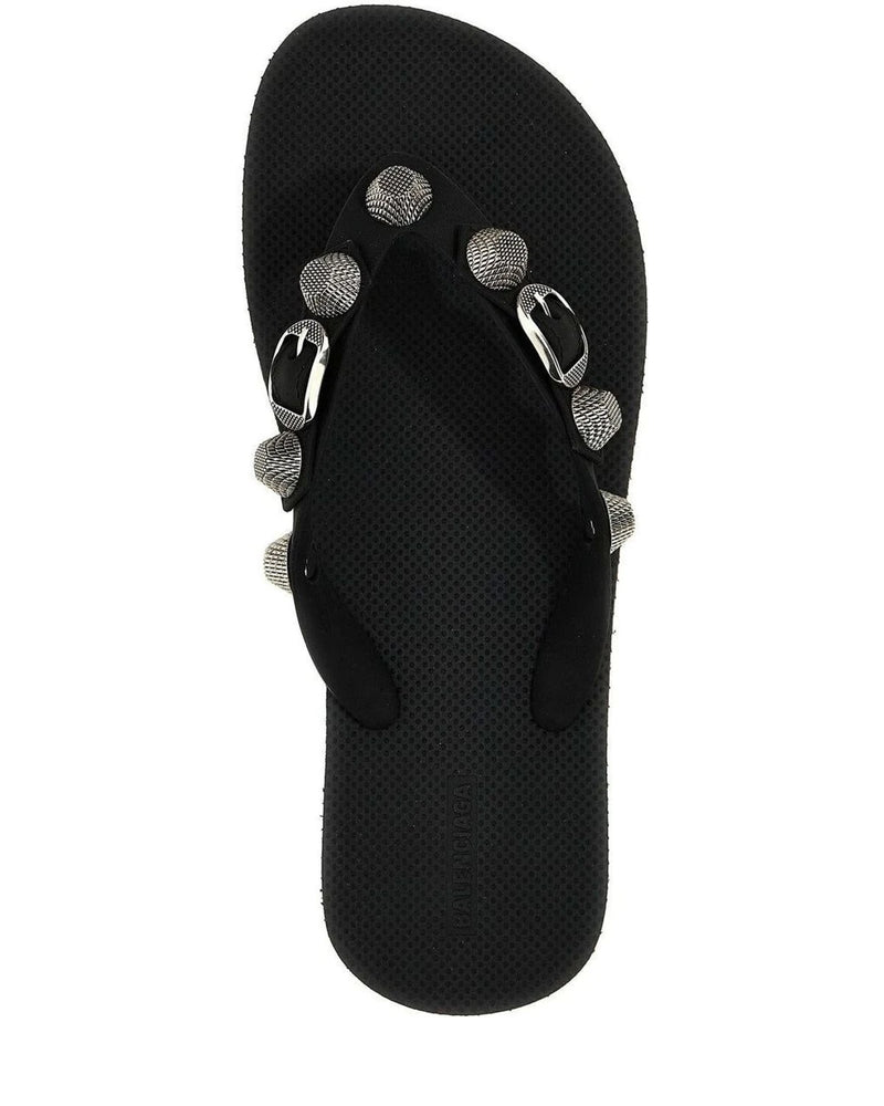 Balenciaga Slides in black, Rubber — view 4
