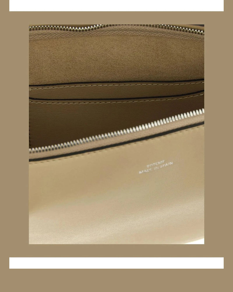 Toteme Shoulder Bag in beige — view 4