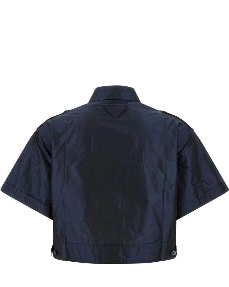 Prada Blouse in navy — view 2