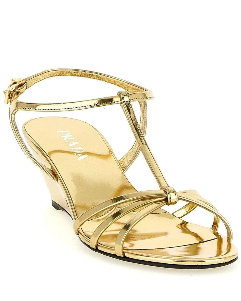 Prada Wedges in gold — view 2