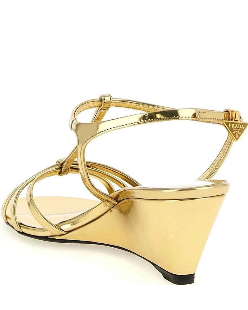 Prada Wedges in gold — view 3