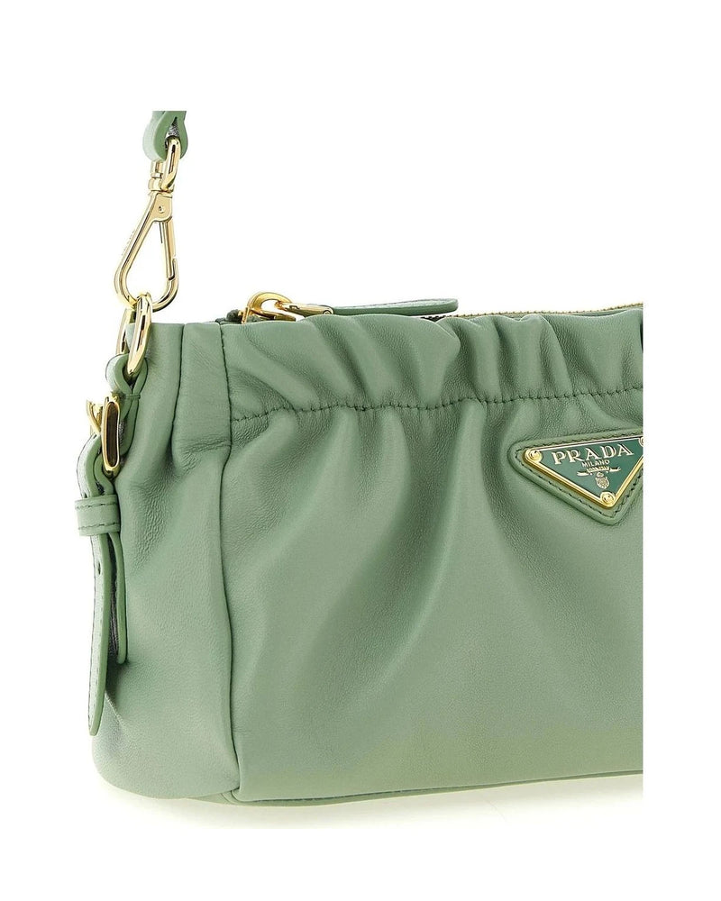 Prada Shoulder Bag in green — view 3