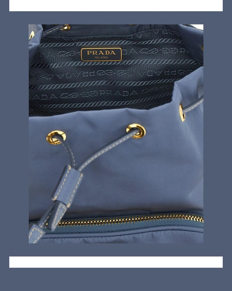 Prada Bucket Bag in blue — view 4