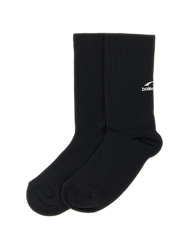 Balenciaga Crew Sock in black — view 2
