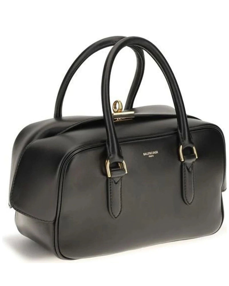 Balenciaga Satchel Bag in black, Lamb — view 2