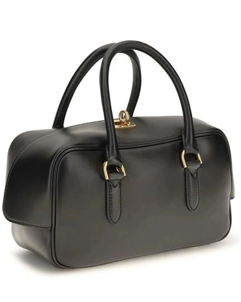 Balenciaga Satchel Bag in black, Lamb — view 3