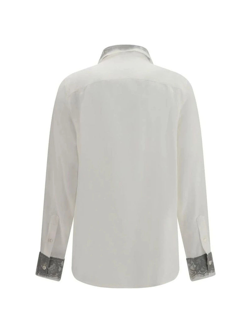 Alexander McQueen Dress Shirt in white, Silk — view 2
