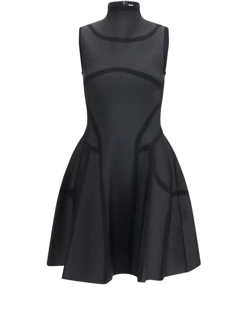 Alexander McQueen Dresse in black, Polyester