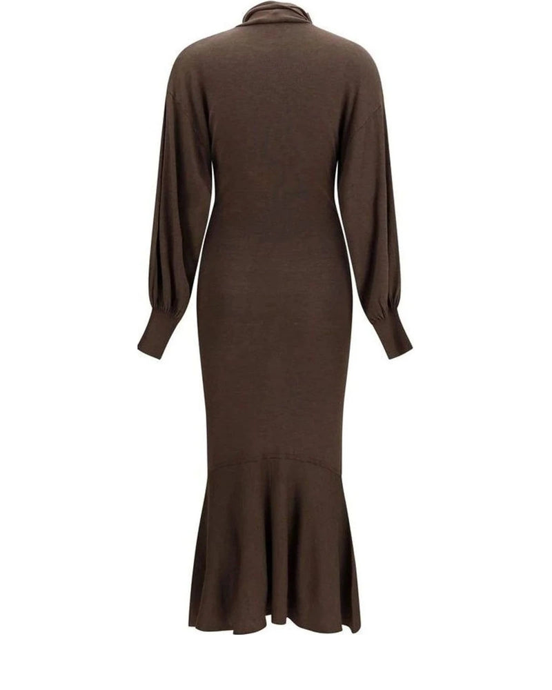 Jacquemus Dresse in brown, Silk — view 2