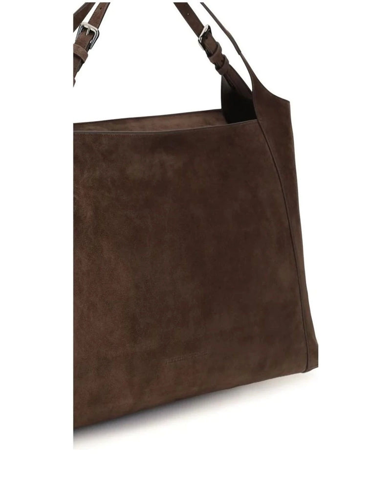 Brunello Cucinelli Hobo Bag in brown, Suede — view 4