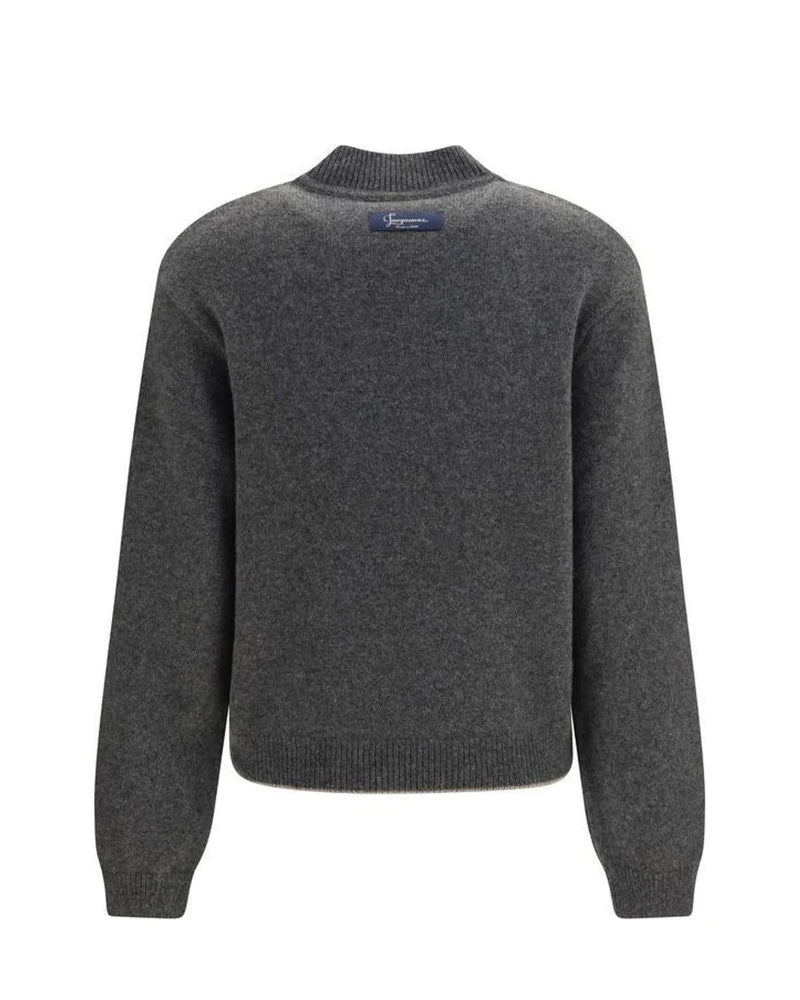 Jacquemus Sweater in gray, Kashmir — view 2