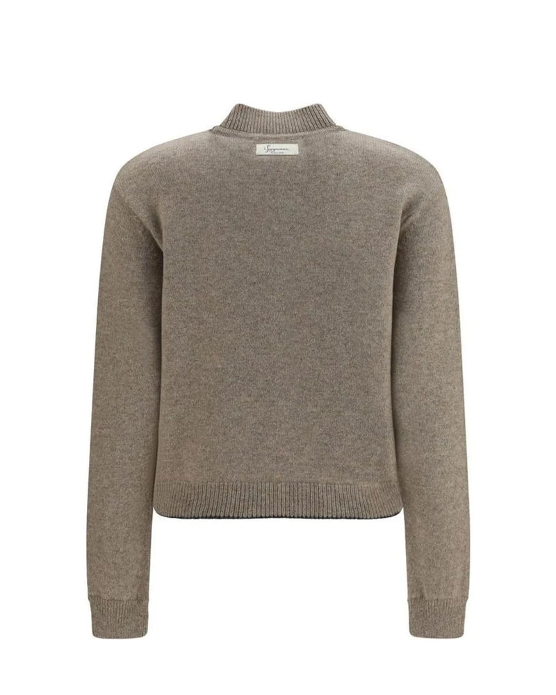 Jacquemus Sweater in beige, Kashmir — view 2