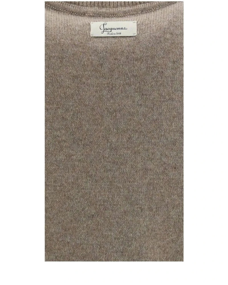 Jacquemus Sweater in beige, Kashmir — view 3