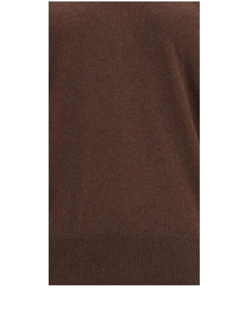 Brunello Cucinelli Sweater in brown, Kashmir — view 3