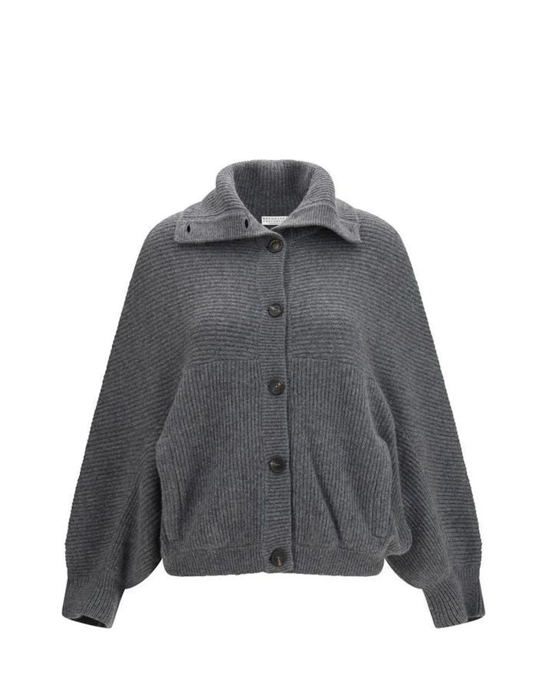 Brunello Cucinelli Cardigan in gray, Kashmir