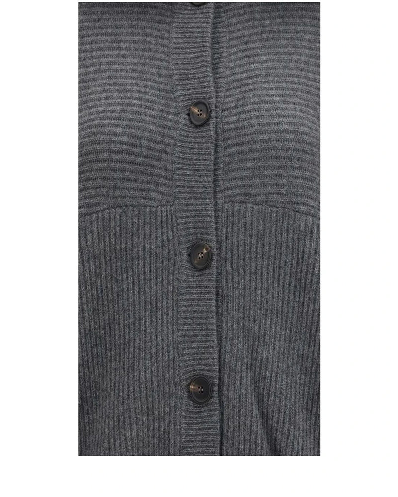 Brunello Cucinelli Cardigan in gray, Kashmir — view 3