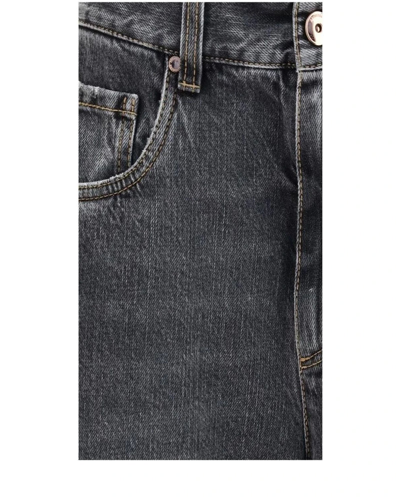 Brunello Cucinelli Jean in gray, Cotton — view 3