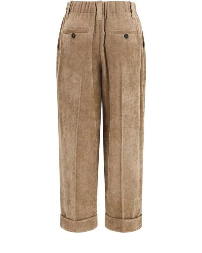 Brunello Cucinelli Trouser in brown, Viscose — view 2