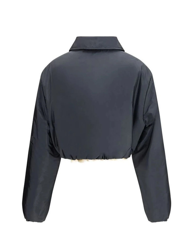 Miu Miu Bolero Jacket in gray — view 2