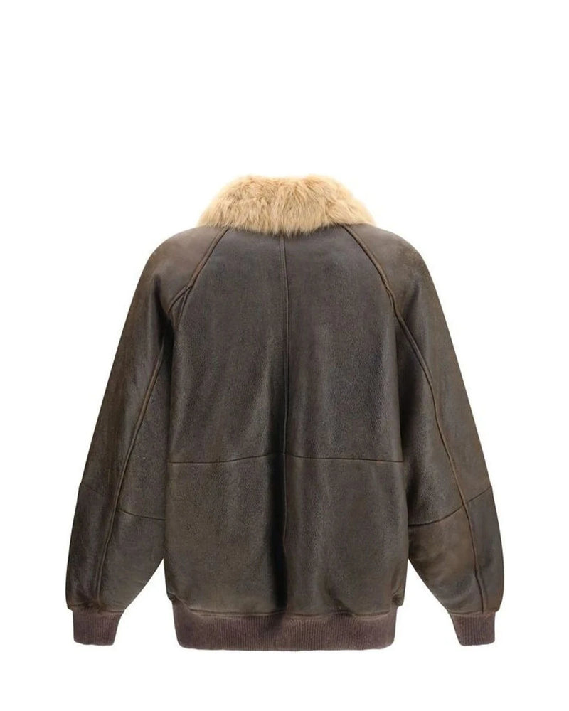 Brunello Cucinelli Bomber Jacket in brown — view 2