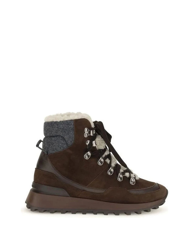 Brunello Cucinelli Boots in brown, Suede