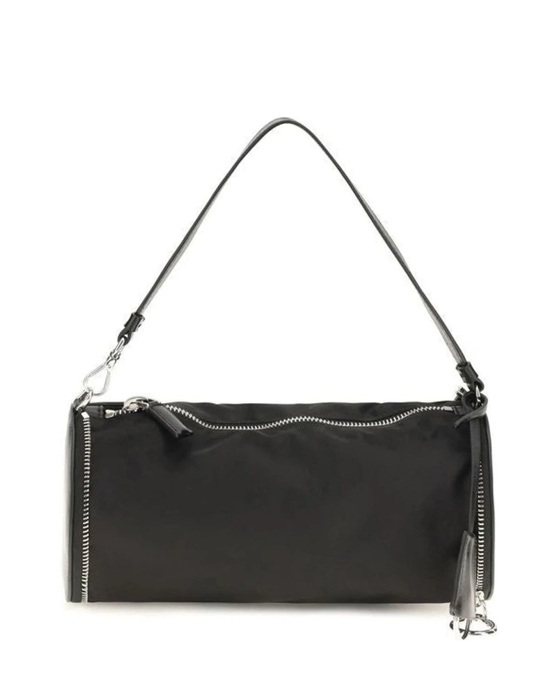 Prada Keychain in black, Nylon
