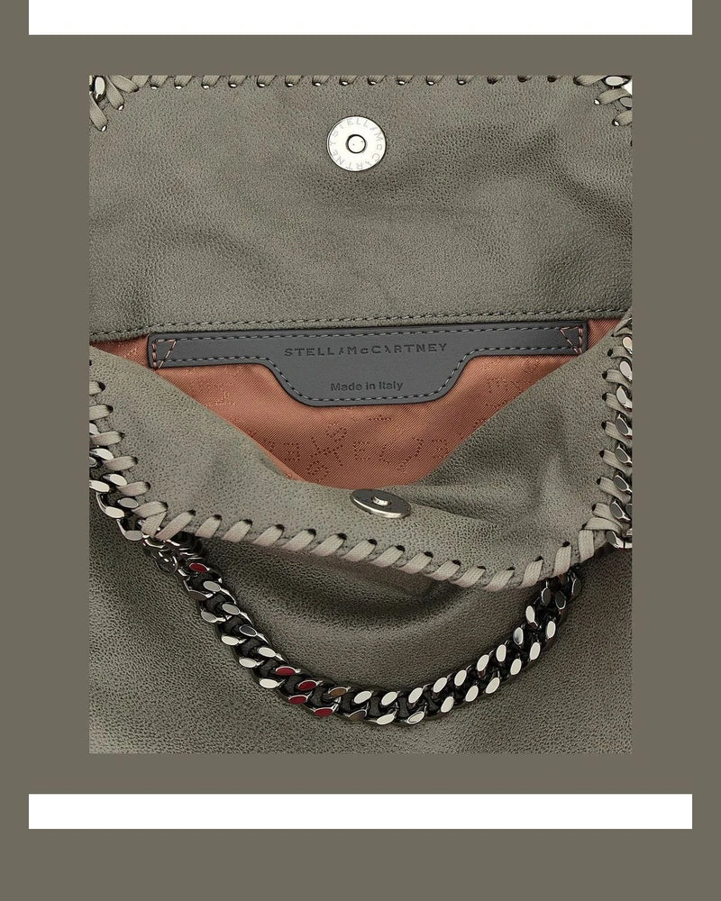 Stella McCartney Shoulder Bag in gray, Polyester — view 4