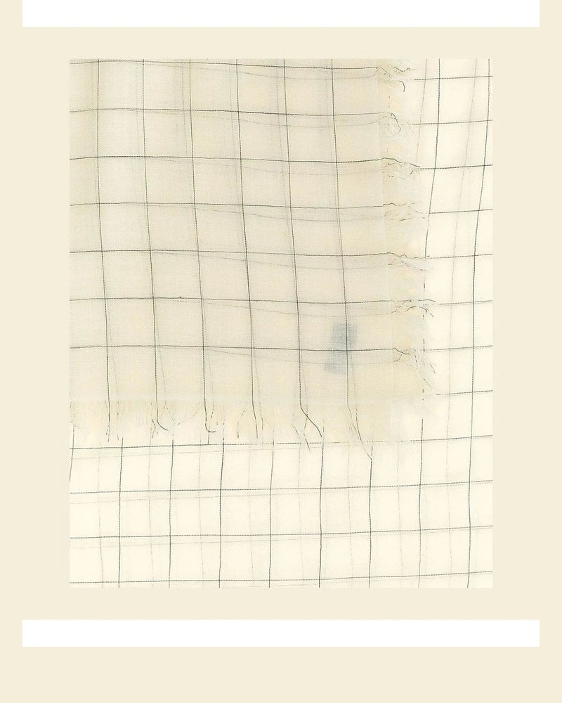 Toteme Scarves & Shawl in white, Wool — view 2