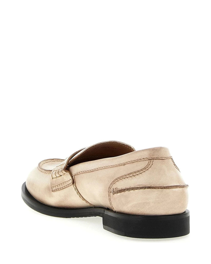 Miu Miu Loafers in white, Calfskin Leather — view 3