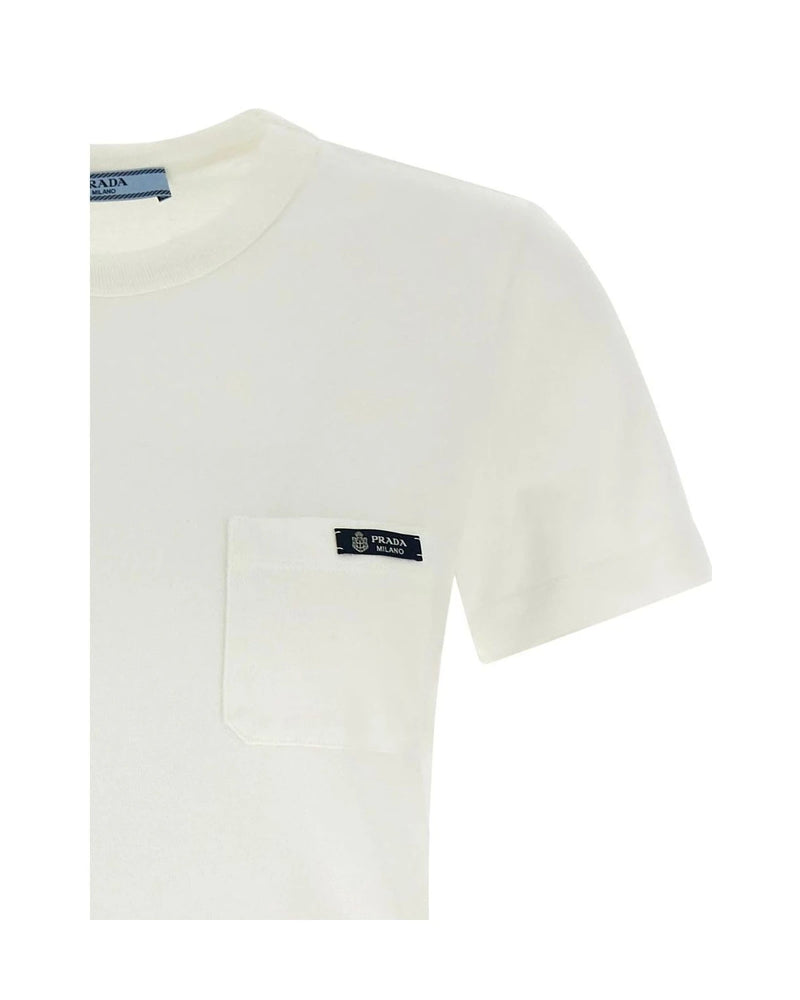 Prada T-Shirt in white, Cotton — view 3
