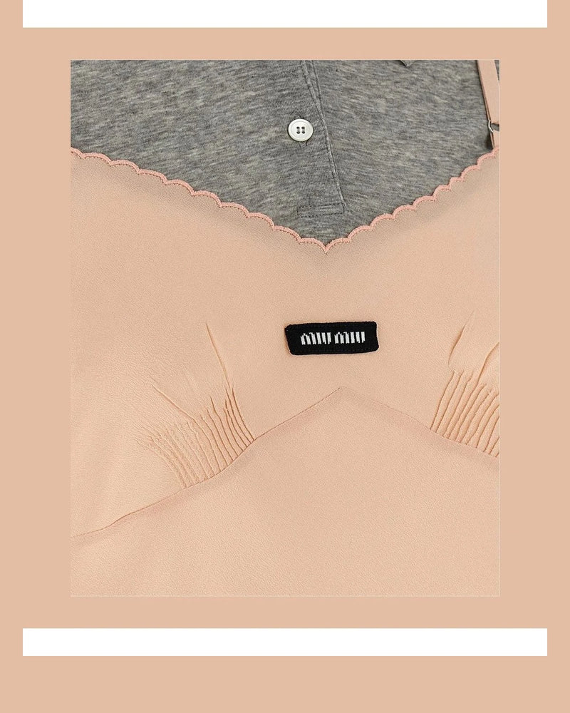 Miu Miu T-Shirt in multicolor, Silk — view 4