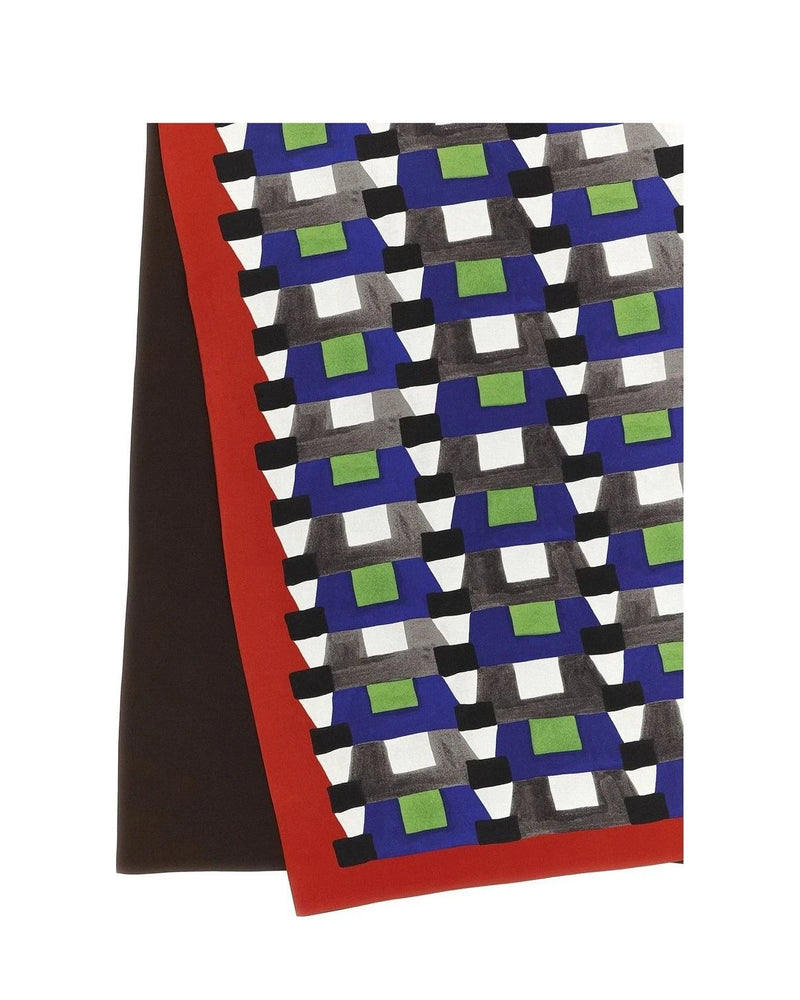 Miu Miu Scarves & Shawl in multicolor, Silk — view 3