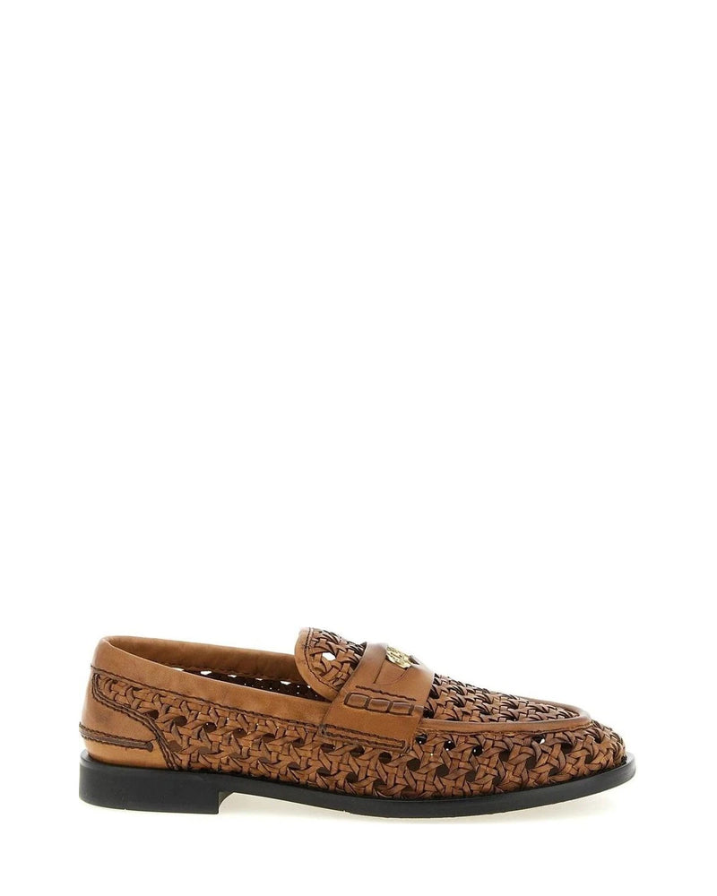 Miu Miu Loafers in brown, Calfskin Leather