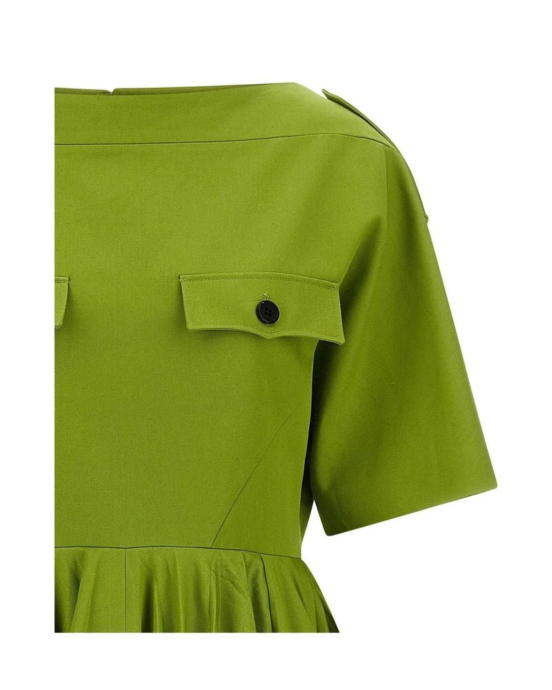 Prada Dresse in green, Cotton — view 3