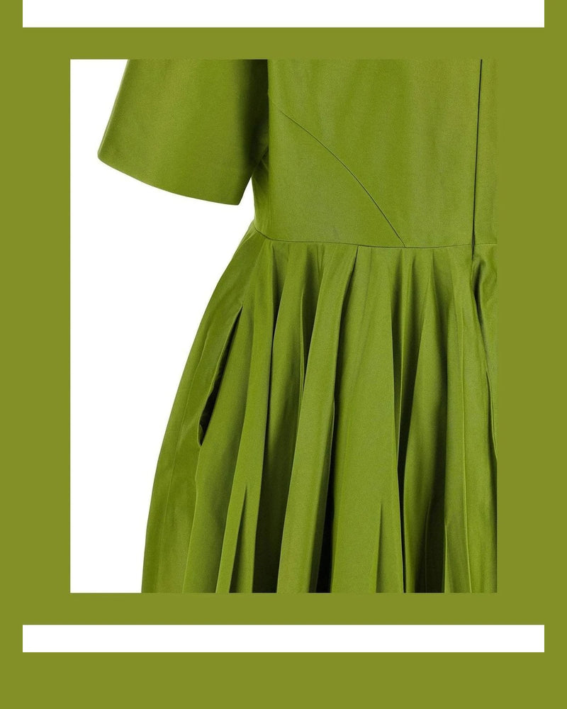 Prada Dresse in green, Cotton — view 4