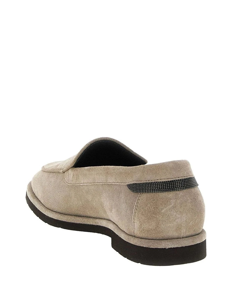 Brunello Cucinelli Loafers in beige, Calfskin Leather — view 3