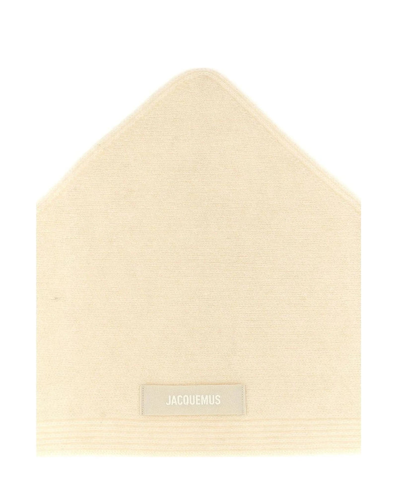 Jacquemus Scarves & Shawl in white, Alpaca Wool — view 3