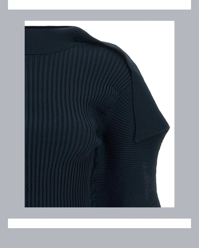 Issey Miyake Blouse in blue, Polyester — view 3