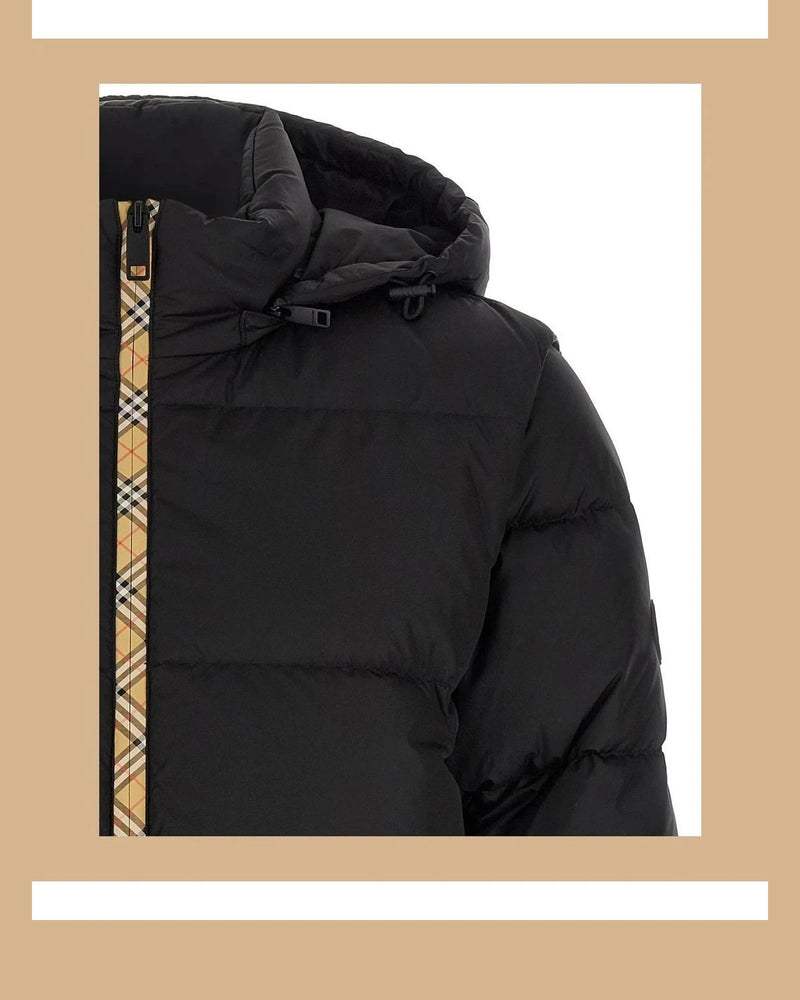 Burberry Puffer Jacket in black, Polyamide — view 4