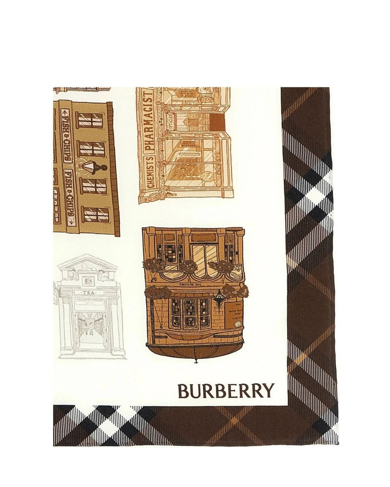 Burberry Scarves & Shawl in multicolor, Mulberry Silk — view 2