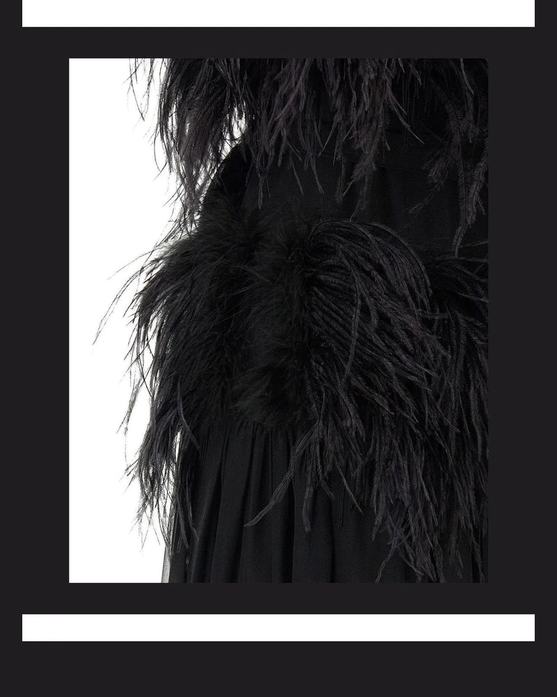 Alberta Ferretti Dresse in black, Silk — view 4